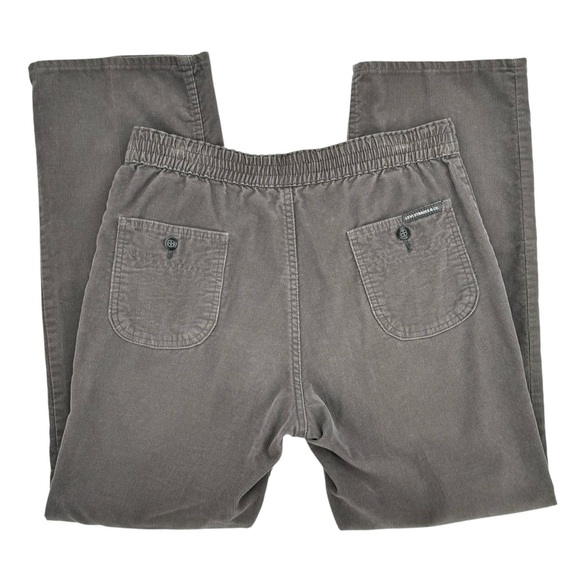 Vintage 80s Levi's Corduroy Pants High Rise Straight Leg Loose Fit Gray | 33" - Picture 11 of 14